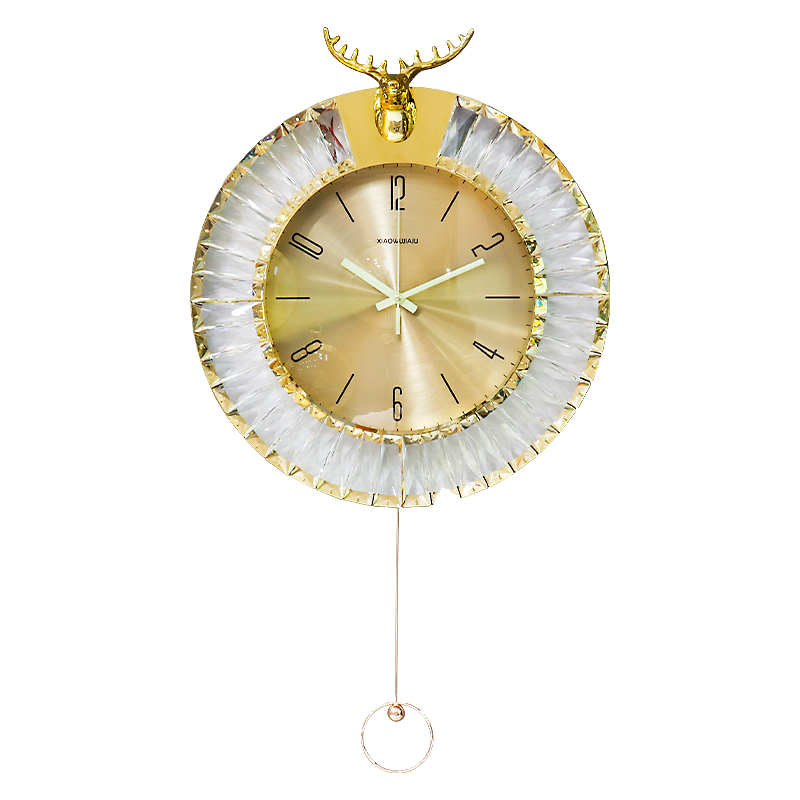 Lighting Home Decor Wall Clocks - Nordic light luxury wall clock living