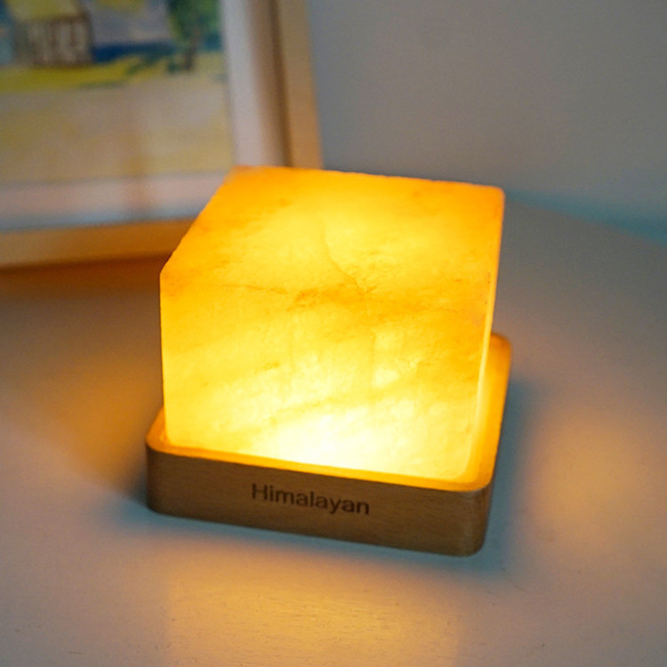 Himalayan Salt Lamp - Himalayan Crystal Salt Lamp Led Square