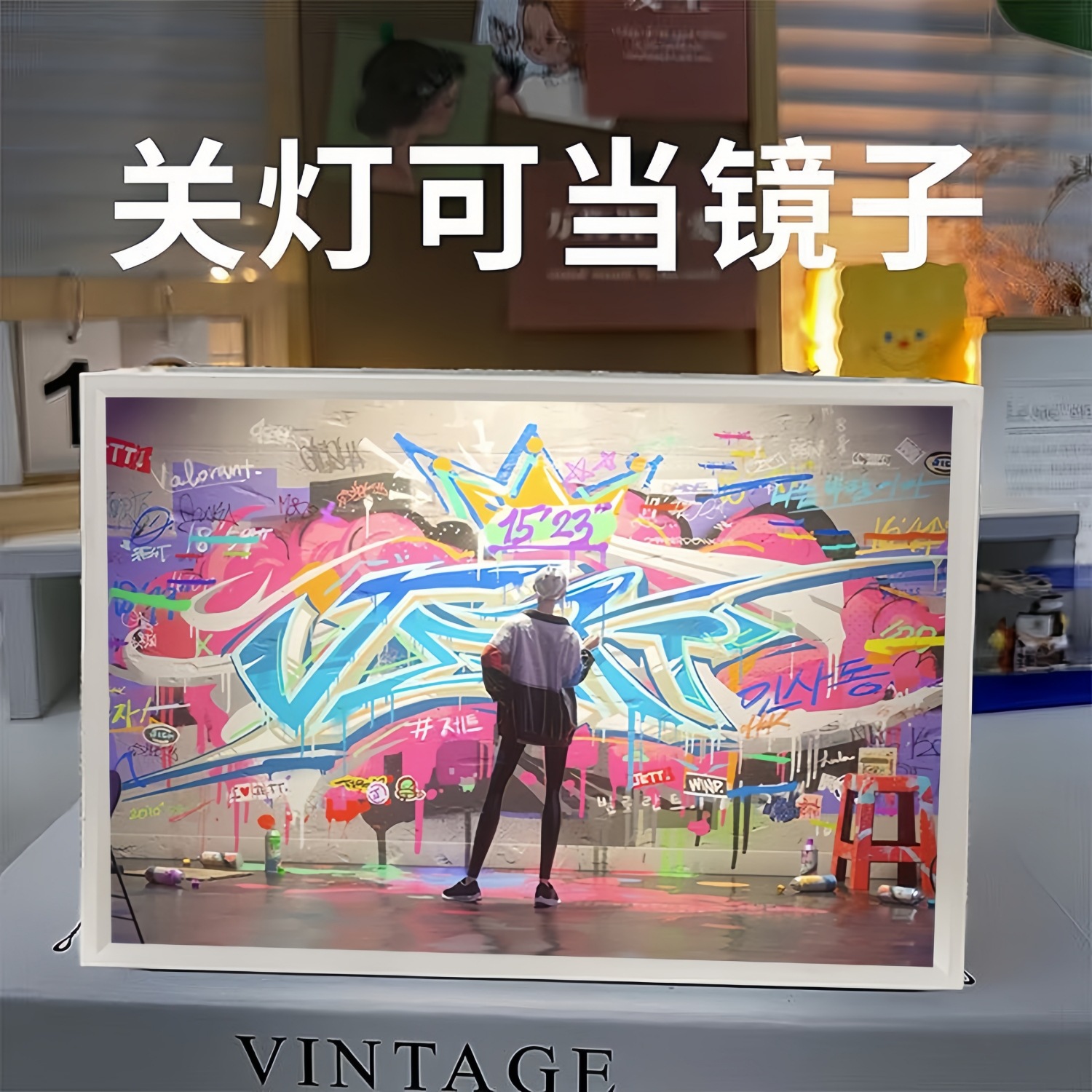 2026 New Creative Painting Con - Decor Lighting Fans recension och pris