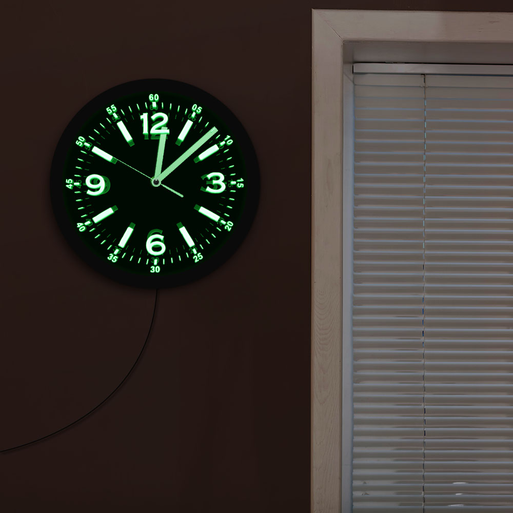 Modern Design LED Neon Light W - Lighting Home Decor Wall Clocks recension och pris