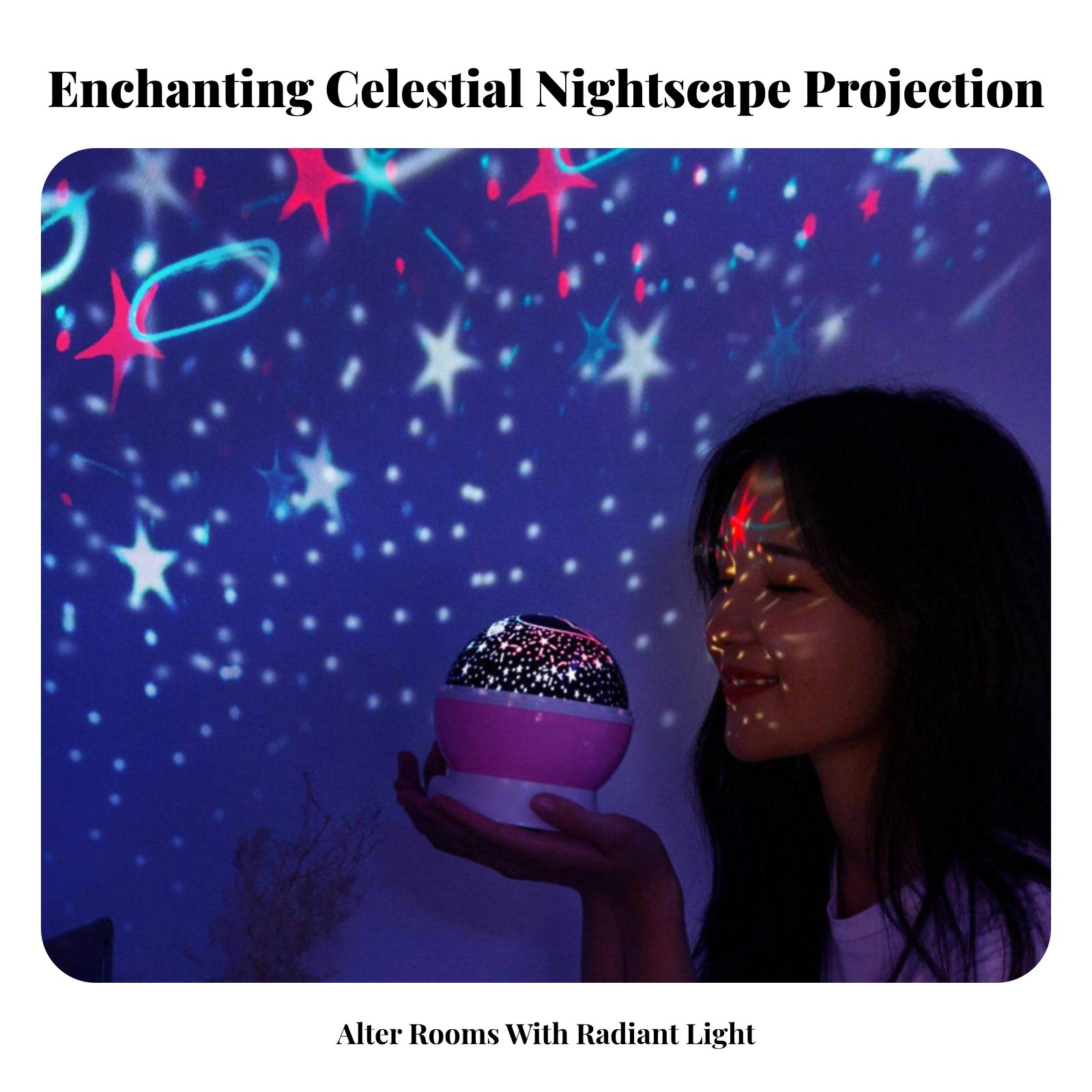 Galaxy Projection Device Celes - Lighting Decoration In Bedroom recension och pris