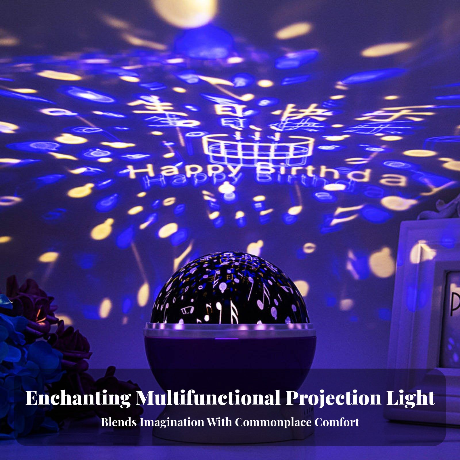 Galaxy Projection Device Celes - Lighting Decoration In Bedroom recension och pris