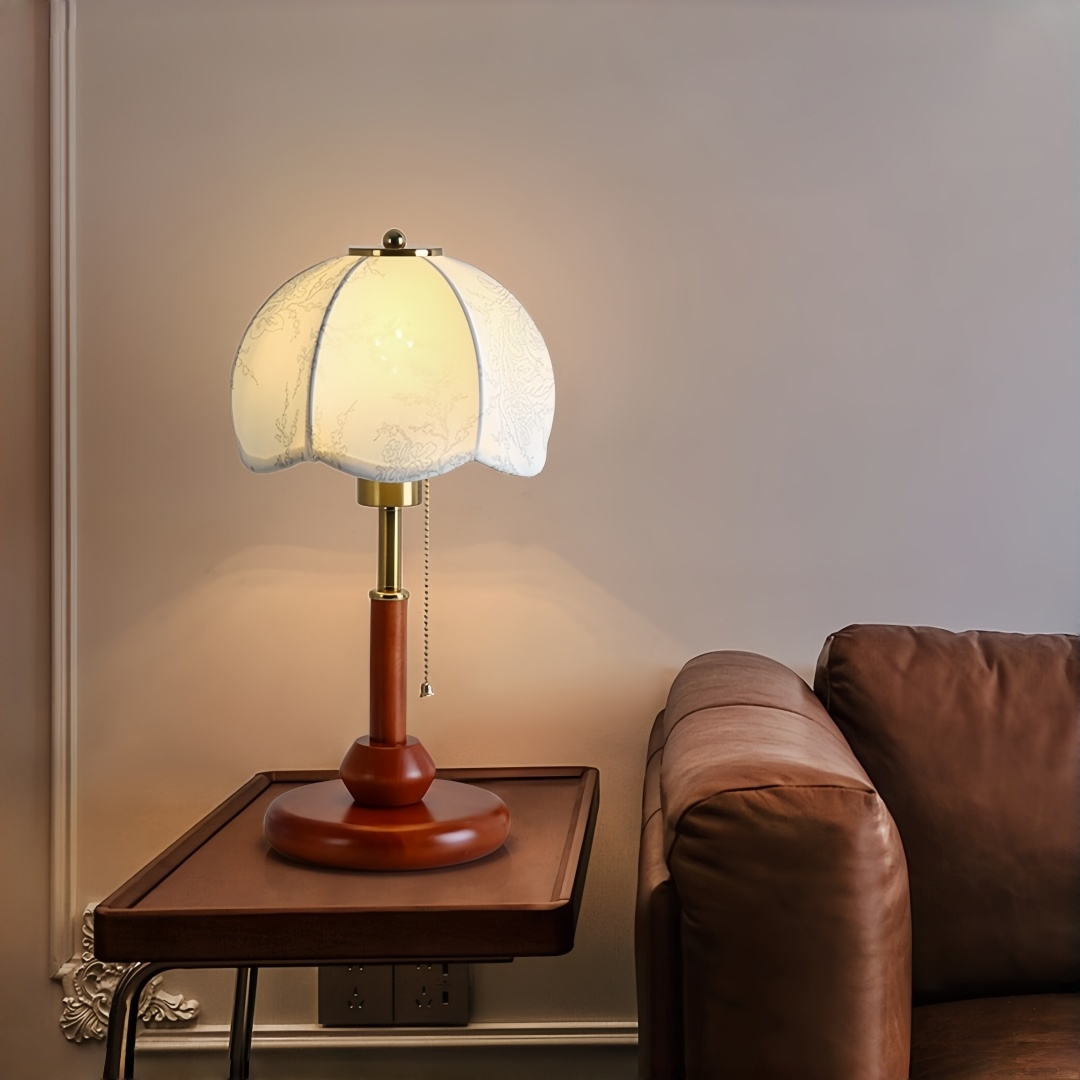 Vintage Scalloped Dome Table L - Lighting Decoration In Bedroom recension och pris