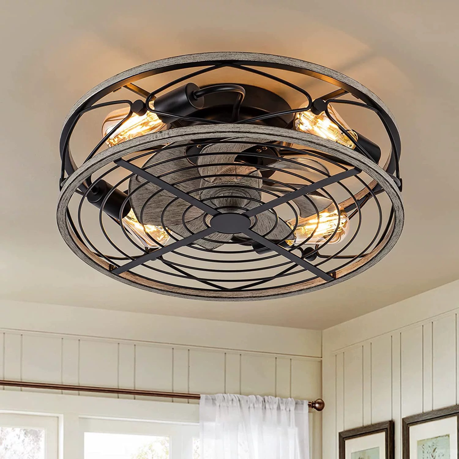 Smart Ceiling Fan Fans With Li - Decor Lighting Fans recension och pris