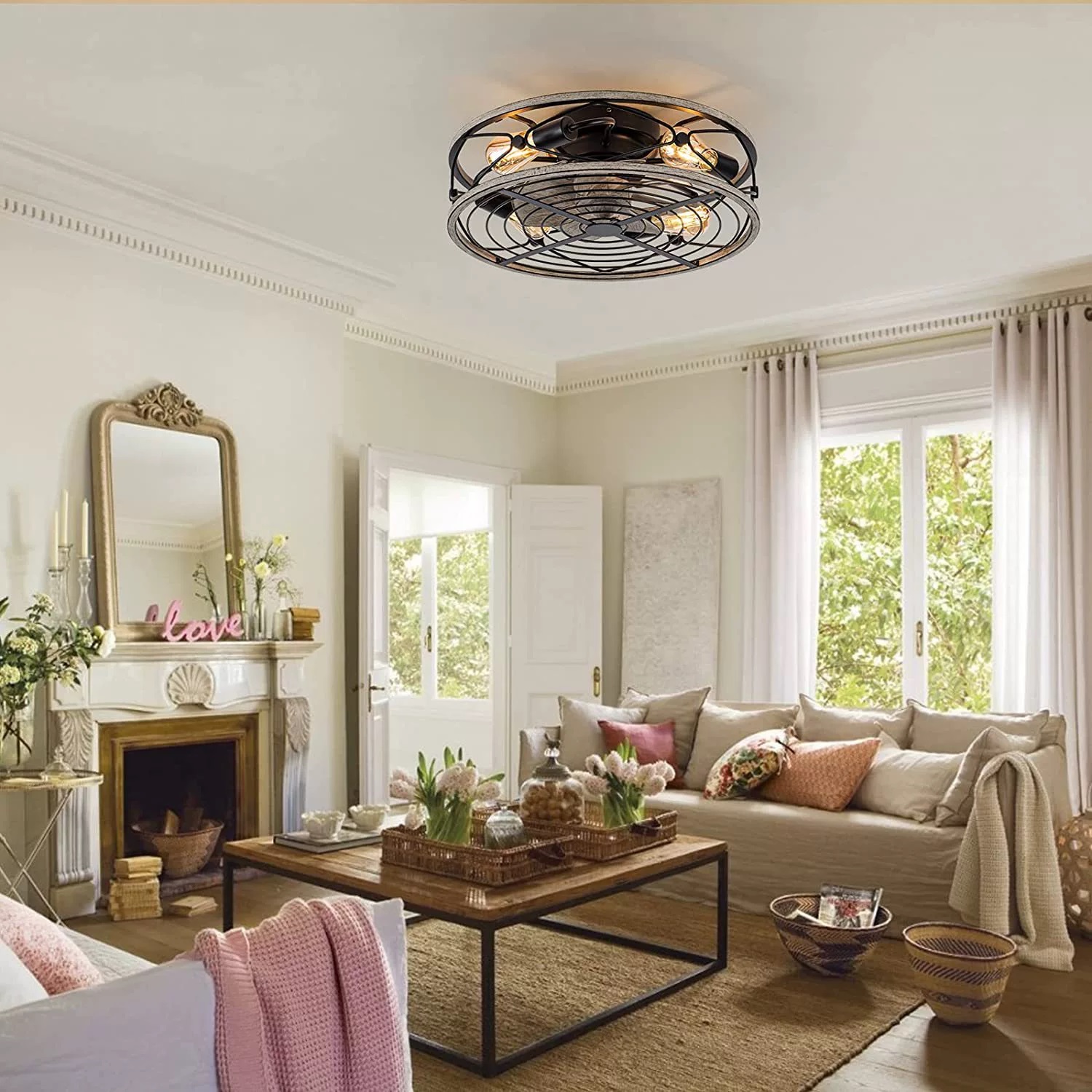Smart Ceiling Fan Fans With Li - Decor Lighting Fans recension och pris