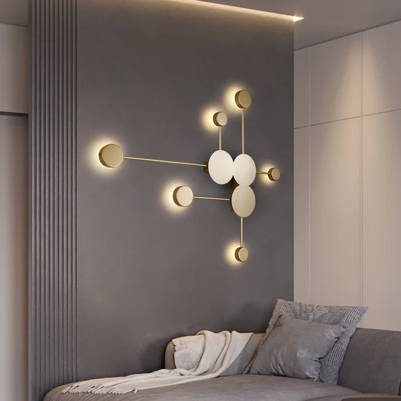 Modern Led Wall Sconce Light f - Lighting Home Decor Wall Clocks recension och pris