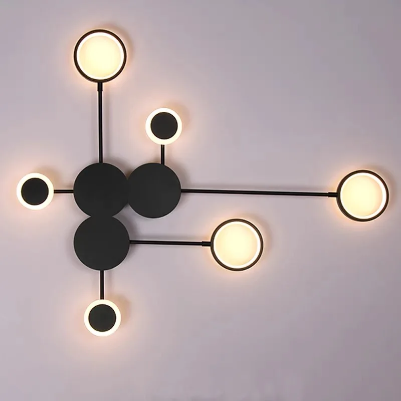 Modern Led Wall Sconce Light f - Lighting Home Decor Wall Clocks recension och pris