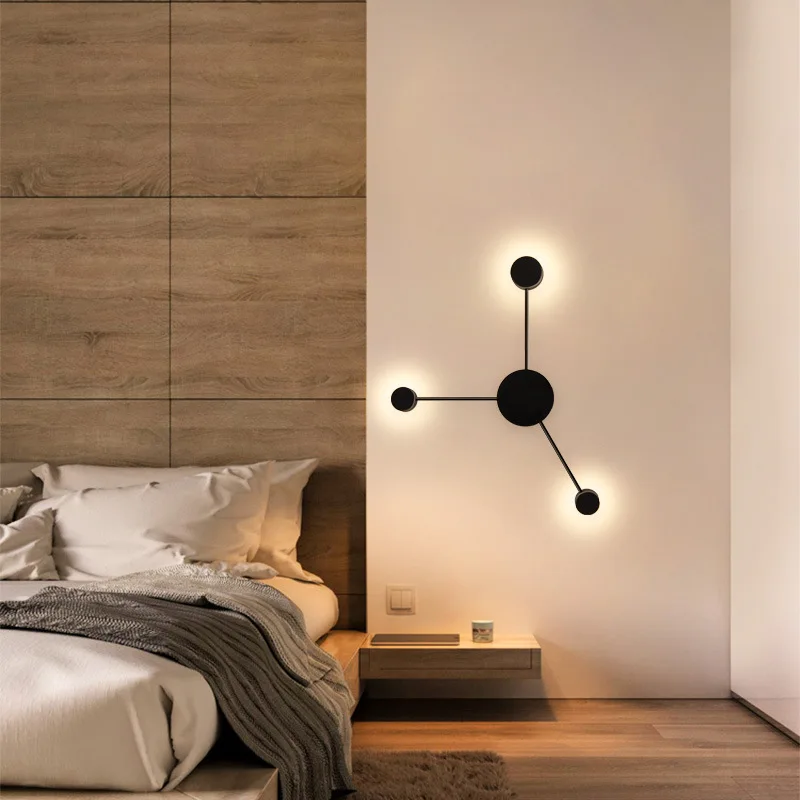 Modern Led Wall Sconce Light f - Lighting Home Decor Wall Clocks recension och pris