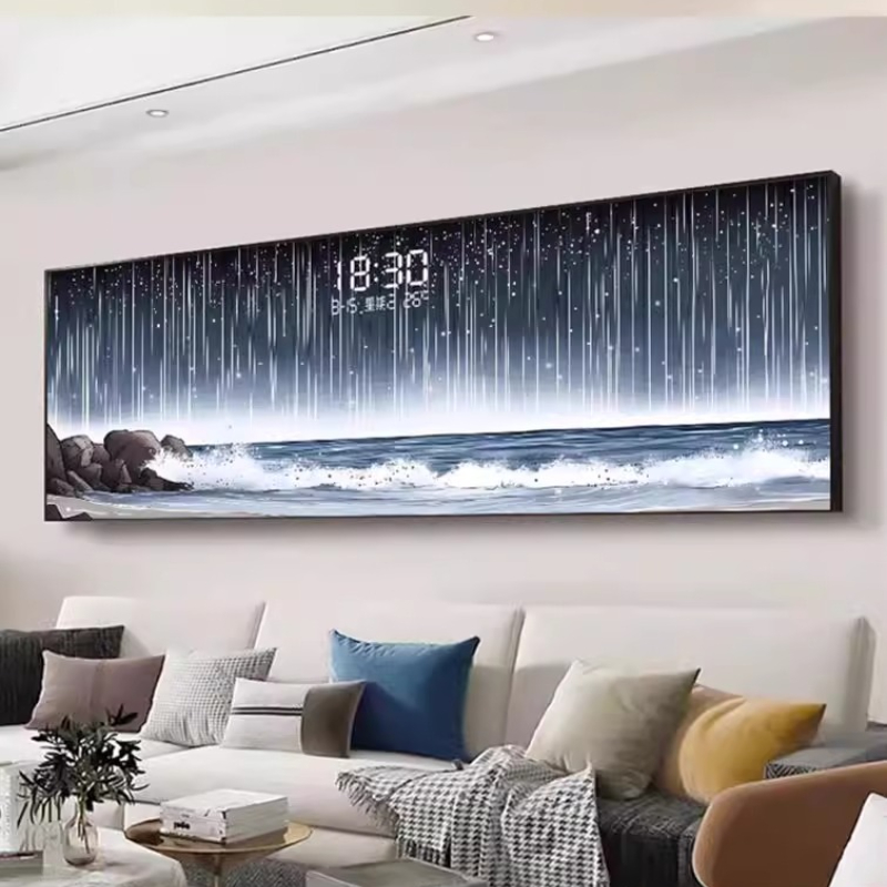 Temperature Date Wall Clock Lu - Lighting Home Decor Wall Clocks recension och pris