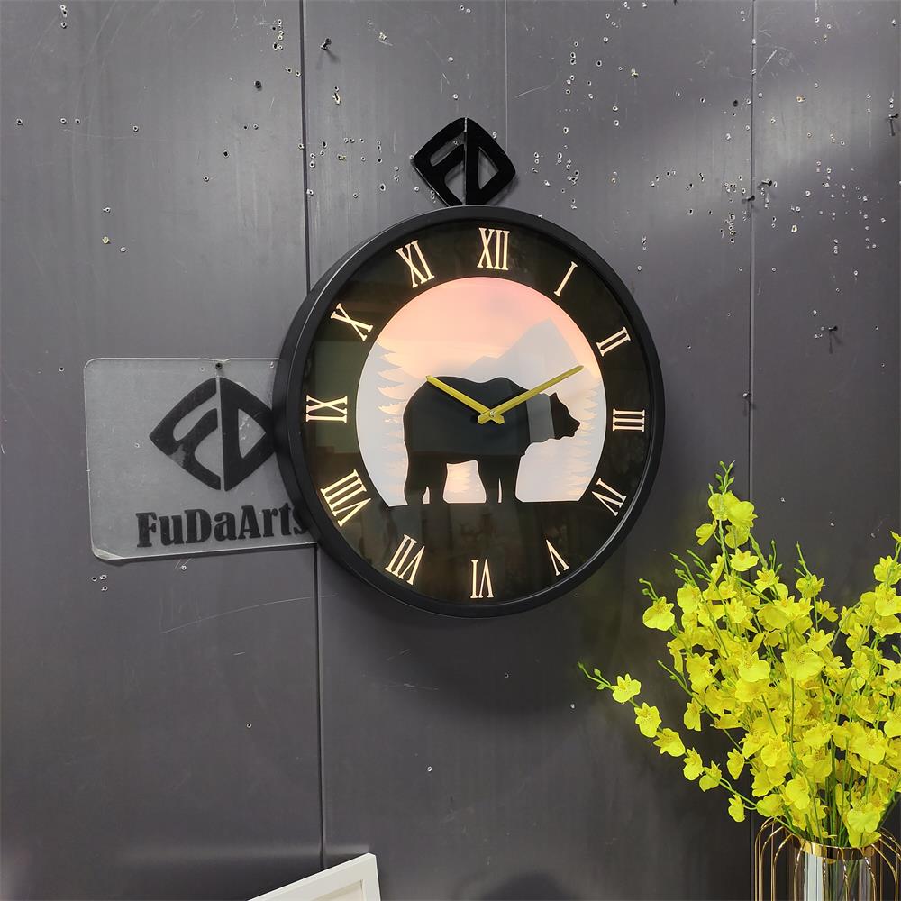 45CM With Led Night Light Mode - Lighting Home Decor Wall Clocks recension och pris