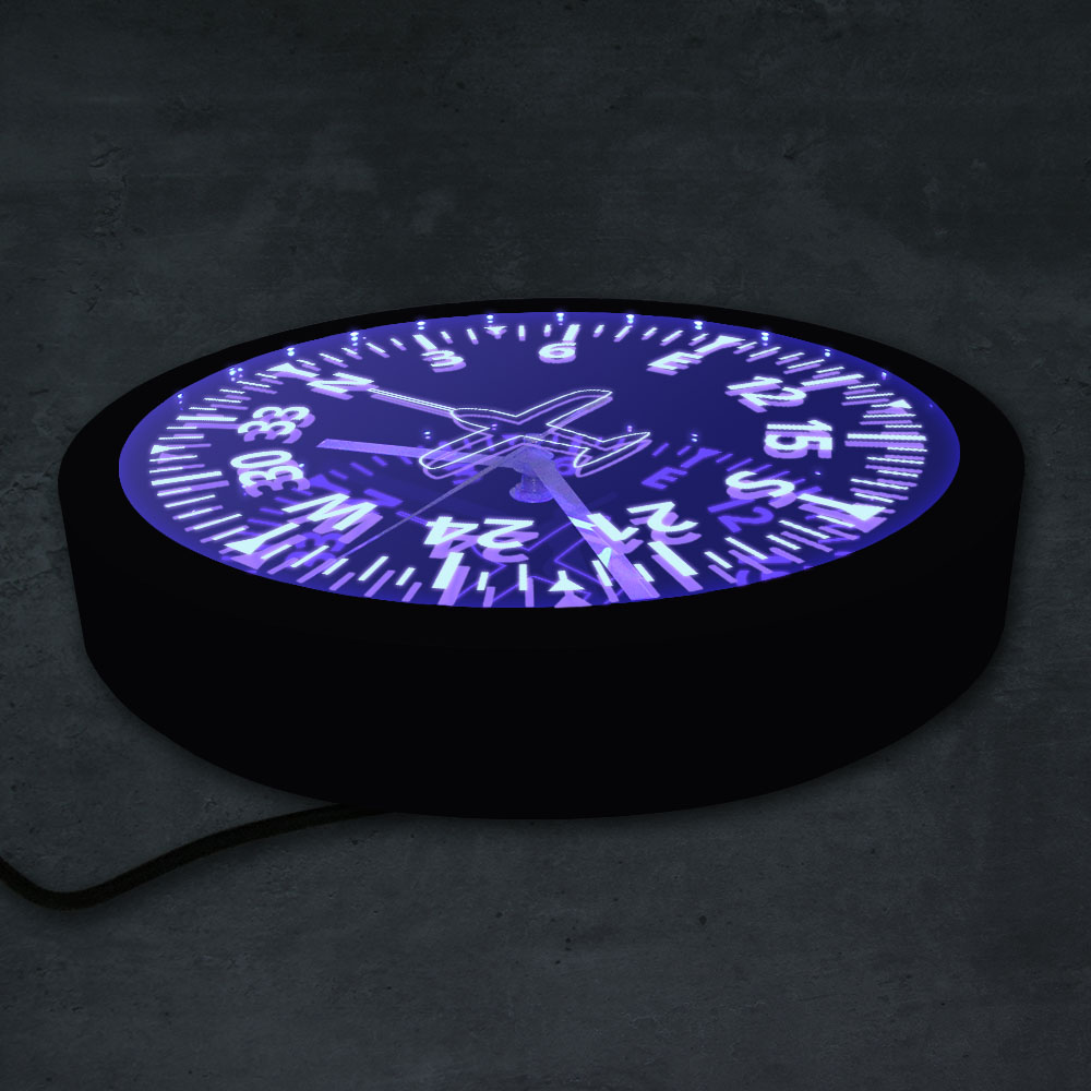 Aircraft Gauges Cockpit Instru - Lighting Home Decor Wall Clocks recension och pris