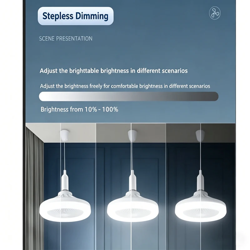 2 In 1 Ceiling Fan Lamps 3 Spe - Decor Lighting Fans recension och pris