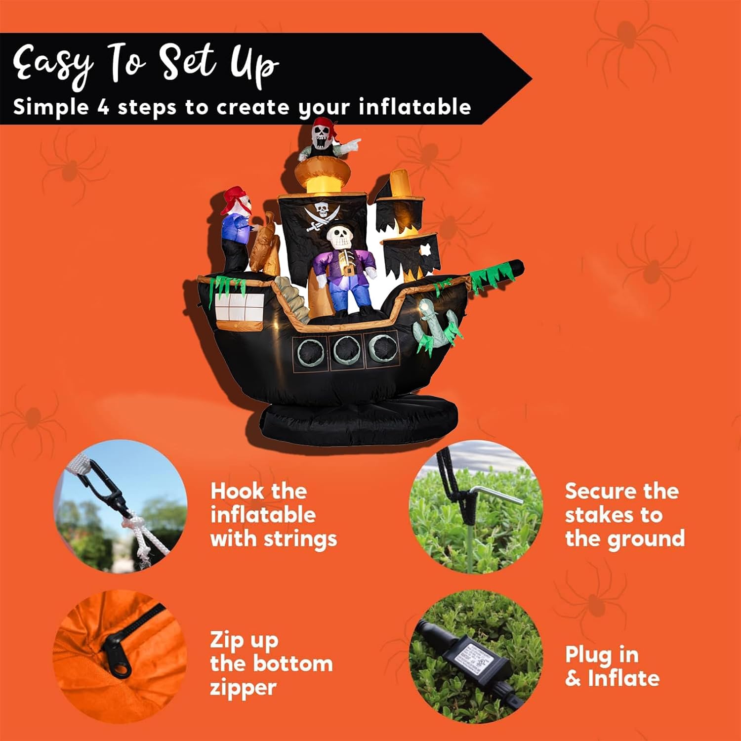 Outdoor Halloween Inflatable P - Decor Lighting Fans recension och pris