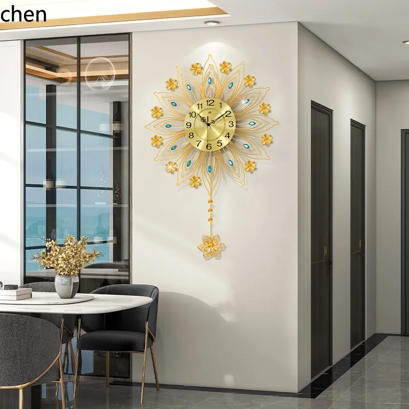 TQH-i7.7 European-style light  - Lighting Home Decor Wall Clocks recension och pris