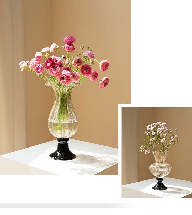 French ancient glass vase orna - Lighting Decor Living Room recension och pris