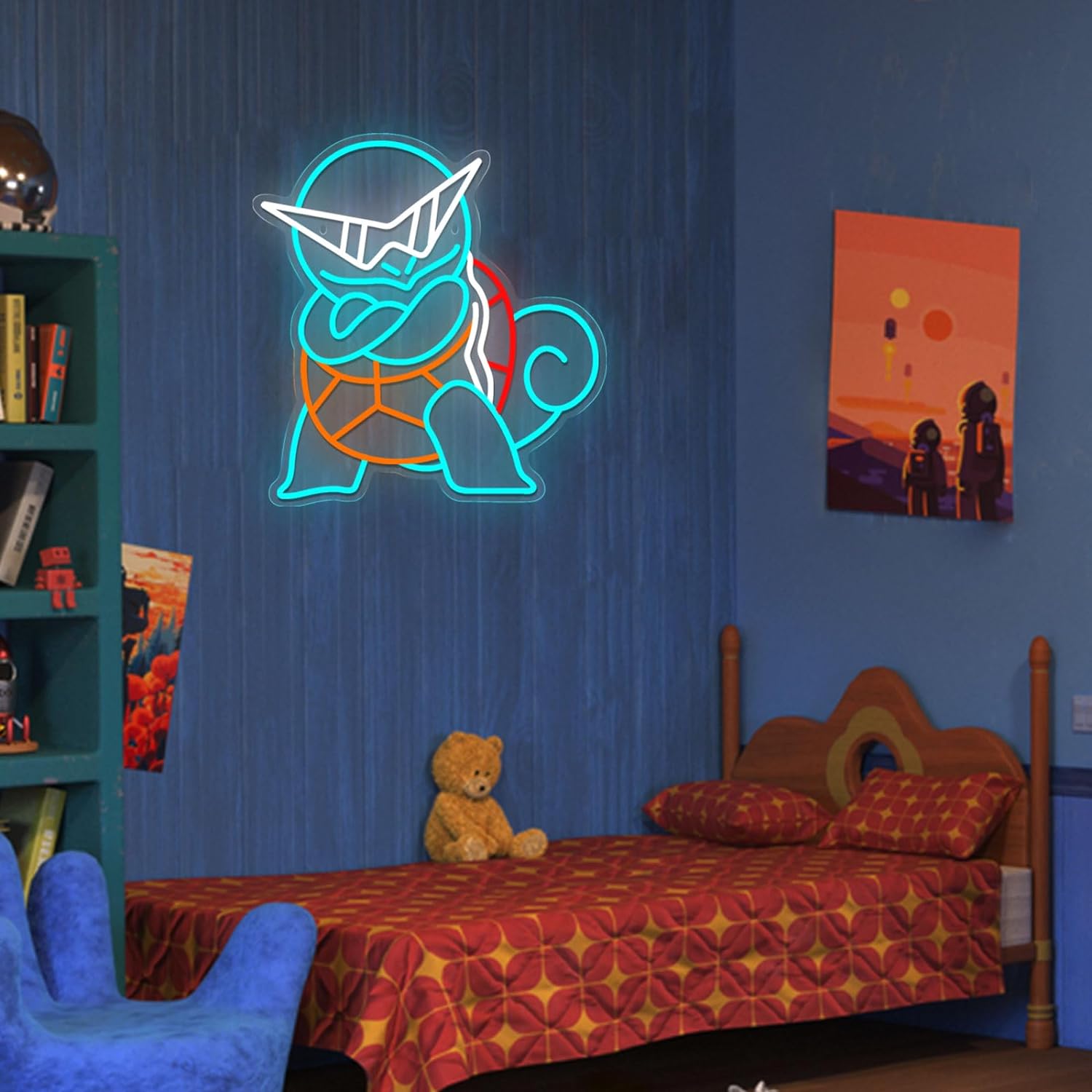 Pokemon Squirtle Neon Sign LED - Decor Lighting Fans recension och pris