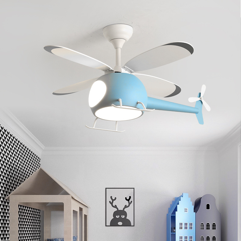 Modern Creative Cartoon Plane  - Decor Lighting Fans recension och pris