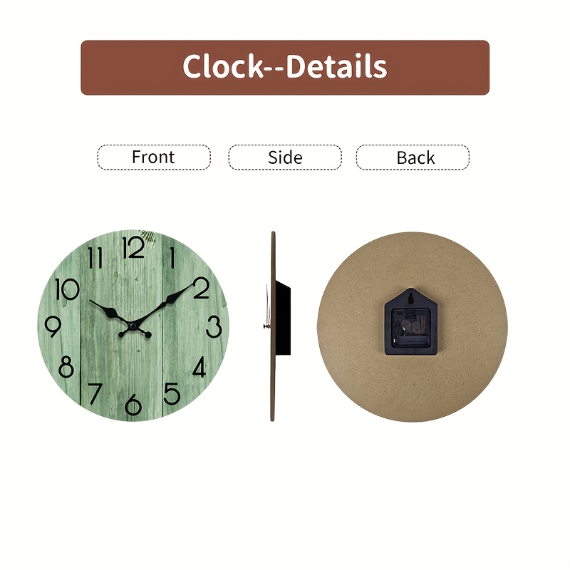 A Round Wall Clock with Light  - Lighting Home Decor Wall Clocks recension och pris