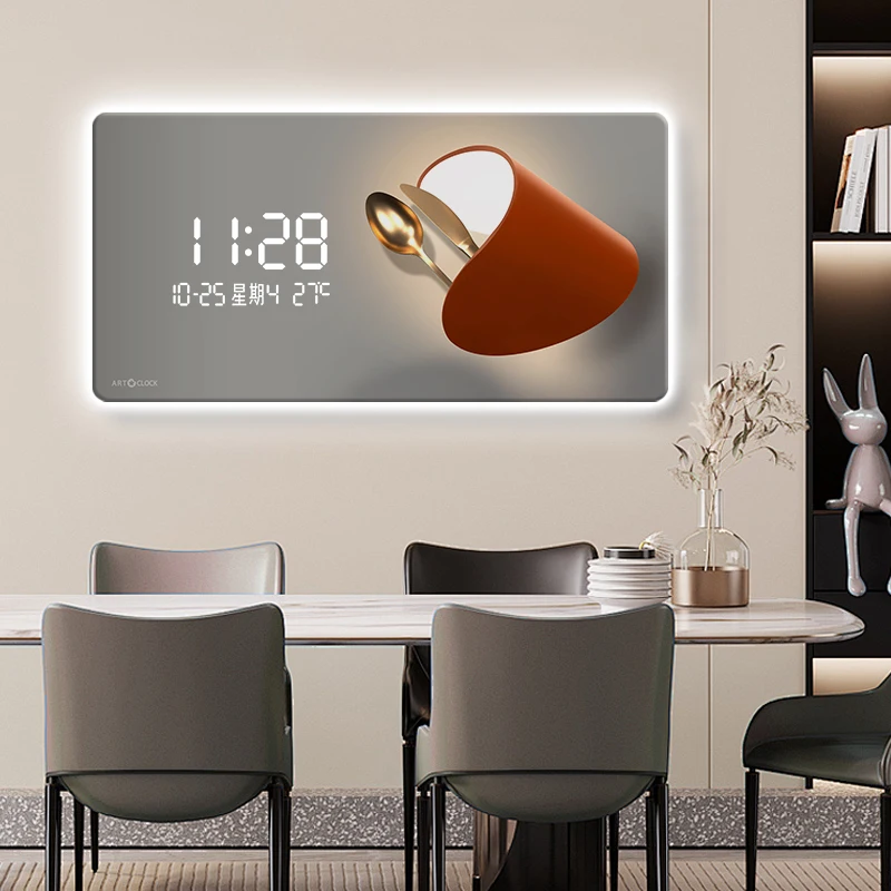 Home Decor LED Ambient Light W - Lighting Home Decor Wall Clocks recension och pris